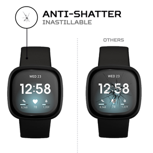 ANTISHOCK Smart <b>Watch</b> <b>Case</b> Protector for Fitbit Versa 3 Screen Cover with Anti-Shock Feature - Product Image 5