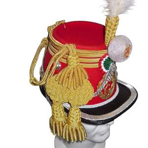 Napoleonic-era shako. A shako is a tall cap that was widely used as headgear during the 19th and early 20th centuries - Product Image 2