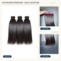 Extensions de Cheveux Humains 100% Naturels Remy, Lisses, Tissage Birman, 14-32 Pouces, Vente en Gros Personnalisée