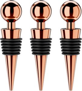 Reusable Silicone <b>Wine</b> Stopper Leak-Proof Freshness Preserver for <b>Wine</b> Bottles for Home Hotels Clubs Bars - Product Image 5