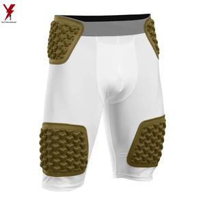 Custom Football <b>Padded</b> Girdles Pants with Custom logo <b>Padded</b> Football Girdle <b>Hip</b> and Thigh Protector Football Girdle Shorts Pant - Product Image 2
