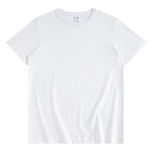 T-shirts à manches courtes en coton tricoté 100 % pour hommes, 240 g, haute qualité, formels, écologiques, légers, respirants, nouveau style - Product Image 6