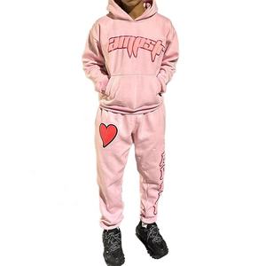 ชุดกางเกงวอร์มขาตรงพิมพ์ลายหัวใจสำหรับวิ่งจ็อกเกอร์พิมพ์ลายหัวใจสำหรับฤดูหนาวของผู้ชาย - Product Image 2