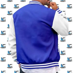 Veste universitaire décontractée à rayures High Street pour homme, col de baseball boutonné et poches, lavable en machine pour le printemps et l'automne - Product Image 6