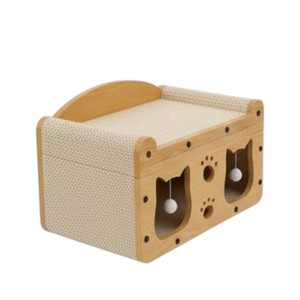 La Chambre en bois durable AC28 de chat a intégré la preuve d'éraflure de cadre pour les animaux familiers d'intérieur - Product Image 3
