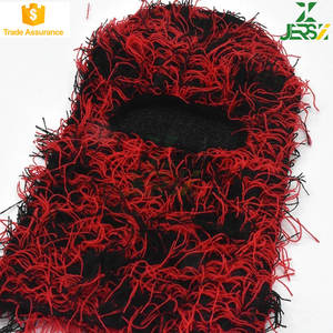 Nuevo pasamontañas de Hip Hop, gorros de punto desgastados, máscara de esquí de cara completa para mujer, gorros de pasamontañas de esquí borrosos de camuflaje al aire libre - Product Image 3