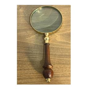 Loupe traditionnelle en métal, inspirée du style vintage, loupe de lecture portative pour livres, documents, cartes, bureau - Product Image 1