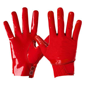 Gants de rugby et de football de haute qualité fabriqués sur mesure pour hommes, poignées de sport respirantes, services OEM collants disponibles - Product Image 3