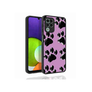 Coque de téléphone en silicone brillant à motifs de luxe pour Samsung Galaxy M22, coque arrière souple en TPU avec protection de l'appareil photo, compatible 7 Plus 11 Pro 14 - Product Image 1