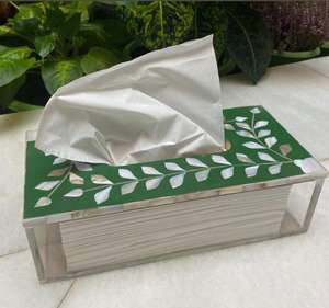 Suministro directo de fábrica, servilletero único con incrustaciones de nácar para mesa de comedor de cocina y propósito de regalo de la India - Product Image 3