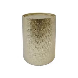 Nouveau design Tabouret latéral en aluminium Design unique Tabouret d'appoint à texture martelée à la main Console incrustée d'os pour salon chambre à coucher - Product Image 1