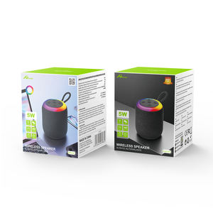 Home Digitalome-Altavoz portátil con batería LED RGB con iluminación RGB y micrófono para comunicación - Product Image 2