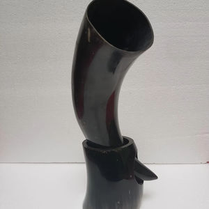 Ventes en gros de cornes à boire viking écologiques sculptées à la main en corne de buffle pour les événements et les cadeaux - Product Image 1