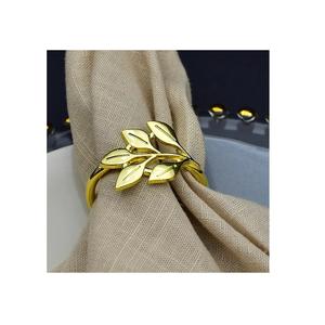 Anneau de serviette attrayant et créatif en acier inoxydable décoration de fête de mariage anneau de serviette rond en Aluminium anneau de serviette de haute qualité - Product Image 5