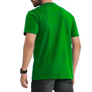 Camiseta Básica para Hombre 100% Algodón Tejido de Punto Blanco Premium - Product Image 3