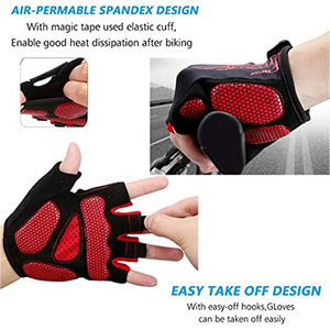 Diseña Tu Propio Estilo, Guantes de Ciclismo de Cuero Transpirables con Logotipo Personalizado, de Alta Calidad, Precio Razonable, Impermeables, Elásticos y Completos - Product Image 5