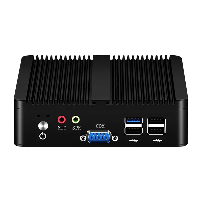 Máy tính công nghiệp Quad-core J1900 mạng kép chuỗi kép máy vi tính nhúng máy tính công nghiệp Mini Host Mini PC