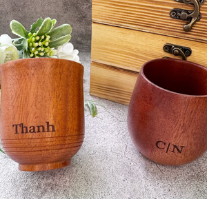 Personalized Handmade Wooden Mug Viking Drinking Mugs, Anniversary Gift, Husband Gifts, Couples Gift, Christmas Gifts - Product Image 2