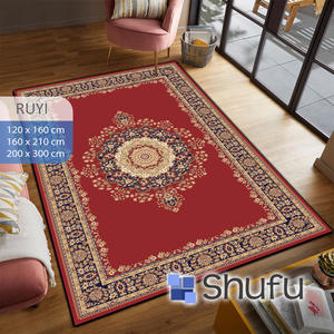 Shufu Modern Machine-Made Glossy <b>Rug</b> High Quality Custom Design Hypoallergenic <b>Natural</b> Rubber Backing Non-Toxic Easy-to-Clean - Product Image 1