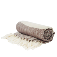 Mini serviettes de plage et de bain turques tissées de couleur unie - 100% coton Peshtemal certifié OEKO-TEX, séchage rapide