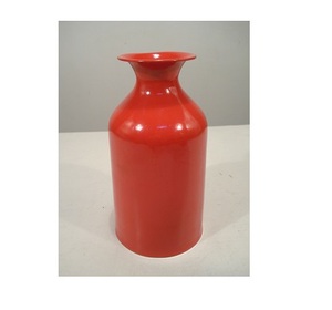 Vase de sol en fer gris lisse - Accent décoratif moderne pour la maison et le jardin - Product Image 5