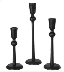 Vintage <b>Black</b> Luxury Wedding Candle Stand Home Decorative Candleholder for Party for India Weddings - Product Image 4