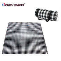 Tapis de pique-nique pliable imperméable, couverture d'extérieur, tapis de camping pour la randonnée et les voyages