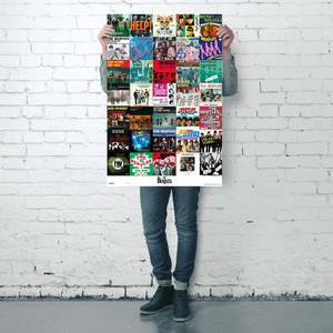 Beatles Singles Collection Premium Album Cover Design Featuring Iconic Beatles Singles - Product Image 4