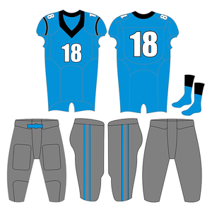 <b>Make</b> <b>your</b> <b>own</b> custom top quality American Football Uniform hot selling american football kit with custom colors made in Pakistan - Product Image 4