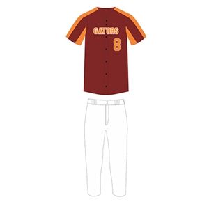 Uniformes de baseball OEM personnalisés en sergé sublimés pour adultes et jeunes disponibles en tailles enfants pour les ligues de clubs - Product Image 2