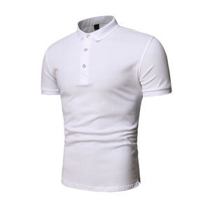 Bajo MOQ diseño profesional algodón poliéster secado rápido transpirable Turn Down Collar fábrica precio barato adulto tamaño hombres Polo camisa - Product Image 6