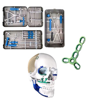 Ensemble complet d'instruments de chirurgie maxillo-faciale FIDA International, manuel, acier inoxydable de qualité allemande, réutilisable, certifié CE