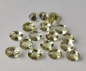 อัญมณีควอตซ์ทรงไข่เลมอนธรรมชาติตัดเป็นเหลี่ยมเพชรพลอยหลวม3x5mm-8x10mm สำหรับทำเครื่องประดับขายส่งราคา - Product Image 6