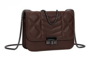 Borsa a Tracolla in Pelle con Catena per Donna - Product Image 2