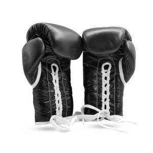 2024 Gants de boxe professionnels de conception personnalisée Gants à lacets en cuir PU de haute qualité - Product Image 6