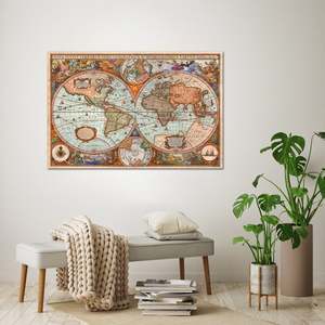 Historical Ancient World Map <b>Poster</b> Paper Wall Decor - Product Image 3