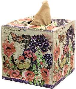 Porte-serviettes en bois en vrac impérial Boîtes à mouchoirs en papier carrées pour la maison Cuisine Bar Décor Boîte à serviettes de rangement - Product Image 4