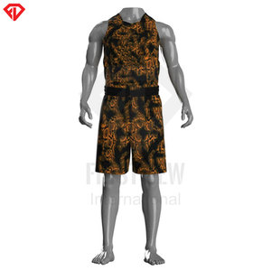 Venta al por mayor de peso ligero logotipo personalizado ropa deportiva de alta calidad uniforme de baloncesto transpirable personalizado uniforme de baloncesto de manga corta - Product Image 5