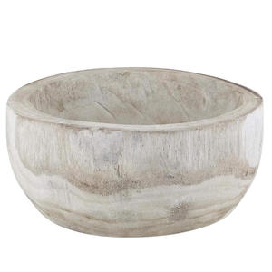 ชามสลัดไม้มะม่วงใส่อาหารปลอดภัยสำหรับชิปผลไม้แห้งโต๊ะกาแฟที่สำคัญแสดงบนเคาน์เตอร์ครัวสีขาวโบราณ - Product Image 3