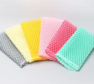 Hot Selling Net Mesh Polyester quick dry hygienic rich bubble Kitchen Sponge Scourer In Bulk From Korea