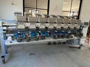 Machine à broder automatique informatisée à 12 têtes, 12 aiguilles, moteur haute vitesse 1500 tr/min, 16 langues, pour t-shirts, à vendre - Product Image 4