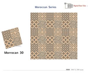 Azulejos de cerámica para suelo, colores marrón claro, 300x300mm, opción de color personalizado disponible, diseños anchos disponibles - Product Image 2