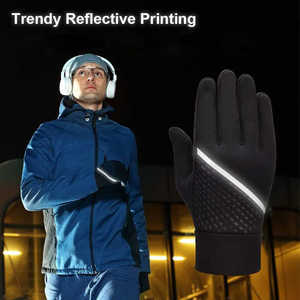 Gants de course sur mesure de qualité supérieure respirants confortables pour l'entraînement Gants de course à pied OEM en vente de gros pour le sport - Product Image 5