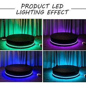 <b>360</b> Photo <b>Booth</b> Machine with Extra Batteries+Photography Lights Remote Control Automatic <b>360</b> Spin <b>Camera</b> <b>Booth</b> (40in Glass) - Product Image 6