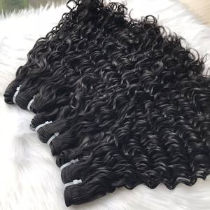 ผมต่อเวียดนามแท้ 100% เกรด 12A แบบตรง สีดำธรรมชาติ  จัดเรียงเกล็ดผมอย่างดี  พร้อมเชือกปิดผม  แบบ Super Drawn ผลิตด้วยเครื่องจักร - Product Image 4