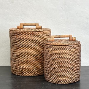 Contenedores de mimbre para dulces, cestas de almacenamiento hechas a mano para despensa, cocina y encimera. - Product Image 6