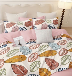 Juego de Sábanas de Microfibra Orgánica Súper Suaves con Diseño Floral, Estilo Moderno, para Toda Temporada - Product Image 3