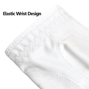 Gant de golf professionnel pour homme gaucher - Antidérapant, respirant, tissu doux, fermeture auto-agrippante, blanc, pour la gym et les sports - Product Image 4