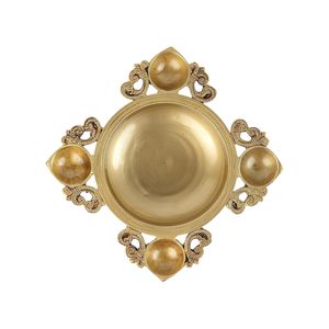 Elegant Brass <b>Bowl</b> Handmade Decorative <b>Metal</b> <b>Bowl</b> for Kitchen Dining and Home Table DECOR r Accent Piece - Product Image 2