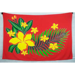 Pareos Hawaianos Pintados a Mano 100% Rayón de Alta Calidad, Ropa de Playa Personalizada al por Mayor, Cubierta para las Islas del Pacífico Asiático HPMU018-04-180 - Product Image 1